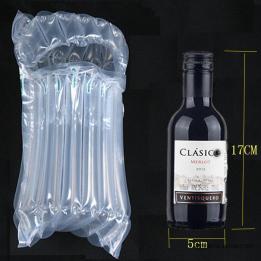 High quality air bubble protective bags for red wine bottle